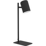 Schwarze Eglo LED Tischleuchten & LED Tischlampen aus Metall Energieklasse mit Energieklasse F 
