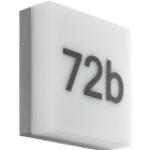 Anthrazitfarbene Eglo Hausnummern beleuchtet & Hausnummernleuchten aus Kunststoff 
