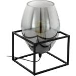 Schwarze Eglo Tischlampen & Tischleuchten aus Glas E27 