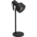 Schwarze Eglo LED Tischleuchten & LED Tischlampen aus Stahl E27 