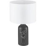 Schwarze Eglo LED Tischleuchten & LED Tischlampen aus Keramik E27 