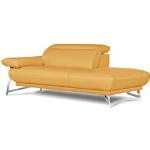 Reduzierte Gelbe Moderne Polstermöbel aus Leder mit Armlehne Breite 150-200cm, Höhe 50-100cm, Tiefe 100-150cm 