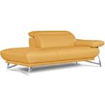 Reduzierte Gelbe Moderne Polstermöbel aus Leder mit Armlehne Breite 150-200cm, Höhe 50-100cm, Tiefe 100-150cm 