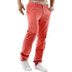 Lachsfarbene Elegante EGOMAXX Slim Fit Jeans mit Reißverschluss aus Baumwolle für Herren 
