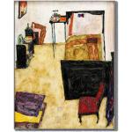 Egon Schiele Kunstposter Mein Wohnzimmer 1911 Expressionist Künstler Stillleben Mid Century Modern Fine Art Wand Dekor Geschenke Für Sie/Ihn