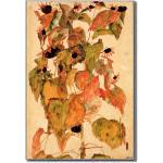 Egon Schiele Kunstposter Sonnenblumen 1911 Expressionist Künstler Stillleben Mid Century Modern Interior Fine Art Wanddekoration Geschenke Für