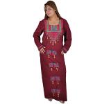 Egypt Bazar Damen-Kaftan Hauskleid aus 1001 Nacht, bordeux (weinrot) (48-50 (XL))