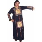 Dunkelblaue Elegante Egypt Bazar Damenhauskleider Größe M für Partys für den für den Sommer 