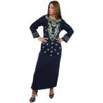 Mitternachtsblaue Elegante Egypt Bazar Damenhauskleider Größe 4 XL für Partys für den für den Sommer 