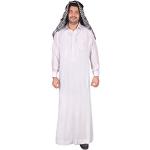 Weiße Orient-Kostüme für Herren Größe 5 XL 