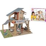 Puppenhaus XXL Großes Spielzeughaus mit Balkon Möbel Set für Jungs & Mädchen 