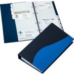 Blaue Visitenkartenmappen & Visitenkartenbücher aus Kunststoff 25-teilig 