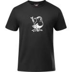 Schwarze Vintage Eider Bio T-Shirts für Herren Größe S für den für den Herbst 