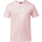 Pinke Vintage Eider Bio T-Shirts für Herren Größe XS für den für den Herbst 