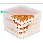 Quadratische Eierboxen mit Deckel 