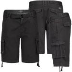 Eight2Nine Cargo-Shorts mit Gürtel aus Baumwolle für Herren für den für den Sommer 