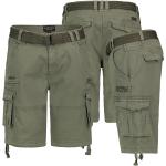 Eight2Nine Cargo-Shorts mit Gürtel aus Baumwolle für Herren für den für den Sommer 