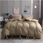 Reduzierte Anthrazitfarbene Bettwäsche Sets & Bettwäsche Garnituren aus Textil 135x200 