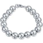 Nickelfreie Silberne Bling Jewelry Perlenarmbänder Polierte aus Silber handgemacht für Damen 