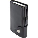 Schwarze Retro Portemonnaies & Wallets aus Stoff mit RFID-Schutz 