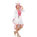 Pinke Buttinette V-Ausschnitt Einhorn-Kostüme & Pferdekostüme aus Jersey für Damen Größe M 