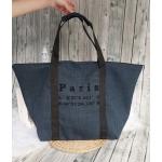 Marineblaue Einkaufstaschen & Shopping Bags mit Reißverschluss aus Polyester schmutzabweisend klein 
