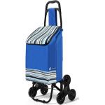 Reduzierte Blaue Einkaufstrolleys & Einkaufswagen mit Reißverschluss klappbar 