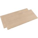 Beige Naturoo Ansteckplatten & Einlegeplatten aus MDF Breite 0-50cm, Höhe 0-50cm, Tiefe 100-150cm 2-teilig 