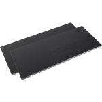 Schwarze Naturoo Ansteckplatten & Einlegeplatten aus MDF Breite 0-50cm, Höhe 0-50cm, Tiefe 100-150cm 2-teilig 