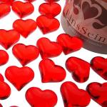 Reduzierte Rote Romantische Hochzeits-Streudeko 100-teilig 