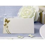 Goldene Tischdeko Hochzeit mit Schmetterlingsmotiv aus Papier 
