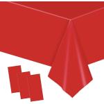 Reduzierte Rote Bio Papiertischdecken Einweg 3-teilig 