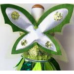 Grüne Peter Pan Tinkerbell Faschingskostüme & Karnevalskostüme mit Glitzer aus Filz für Herren 