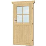 Skan Holz Gartenhaus-Türen aus Holz 