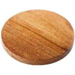 Beige 10 cm Runde Kerzenteller 10 cm aus Holz 