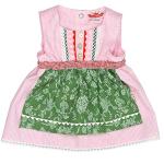 Rosa Kinderfestkleider aus Baumwolle für Babys Größe 98 
