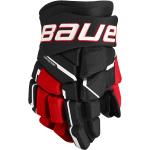 Eishockeyhandschuhe Bauer Supreme M5PRO Black/Red Intermediate 12 Zoll