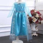 Blaue Die Eiskönigin - völlig unverfroren Elsa Prinzessin-Kostüme für Kinder Größe 104 