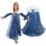 Dunkelblaue Die Eiskönigin Kinderkleider aus Baumwollmischung für Mädchen Größe 98 