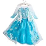 Blaue Die Eiskönigin Elsa Kinderkleider aus Baumwollmischung für Mädchen Größe 116 