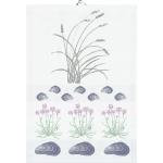 Violette Blumenmuster Maritime Ekelund Bio Geschirrtücher & Küchenhandtücher  mit Ländermotiv aus Textil 