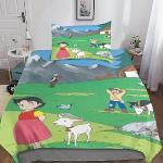 Heidi Bettwäsche Sets & Bettwäsche Garnituren mit Reißverschluss aus Polyester maschinenwaschbar 135x200 2-teilig für den für den Frühling 