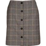 Karo Ekyog Midi Nachhaltige Röcke mit Knopfleiste aus Wolle für Damen Größe M 