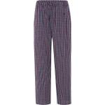 Marineblaue Pyjamahosen lang aus Flanell für Herren Größe XXL für den für den Winter 