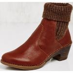 Braune El Naturalista Ankle Boots & Klassische Stiefeletten aus Leder mit herausnehmbarem Fußbett für Damen Größe 42 mit Absatzhöhe 5cm bis 7cm 
