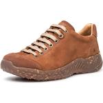 Braune El Naturalista Low Sneaker mit Schnürsenkel in Normalweite aus Glattleder mit herausnehmbarem Fußbett für Herren Größe 39 