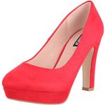 Rote Vintage High Heels & Stiletto-Pumps für Damen Größe 38 