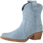 Blaue Elara Cowboy-Boots & Cowboystiefeletten leicht für Damen Größe 40 