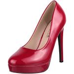 Reduzierte Bordeauxrote Lack-Optik Elara High Heels & Stiletto-Pumps für Damen Größe 36 