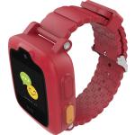 Rote Emoji Smartwatches aus Kunststoff mit GPS mit 3G mit Kunststoff-Uhrenglas für Kinder 